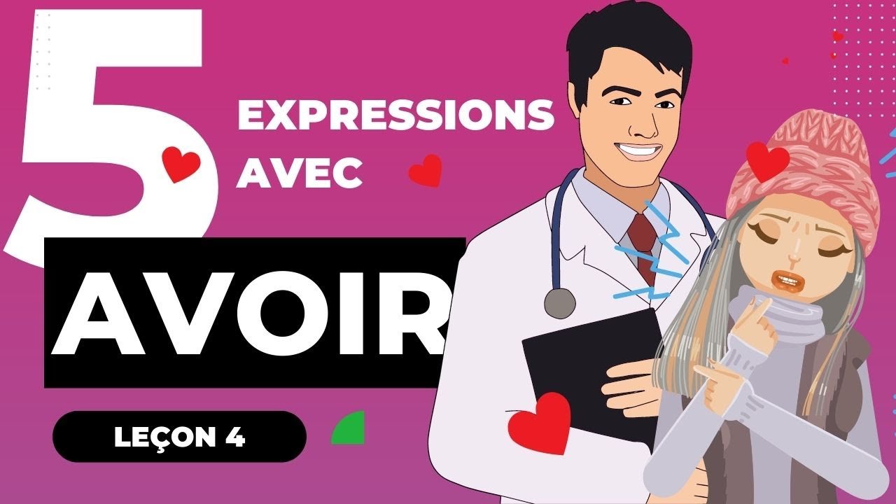 5 Expressions avec le verbe AVOIR + pour dialogue en français facile ...