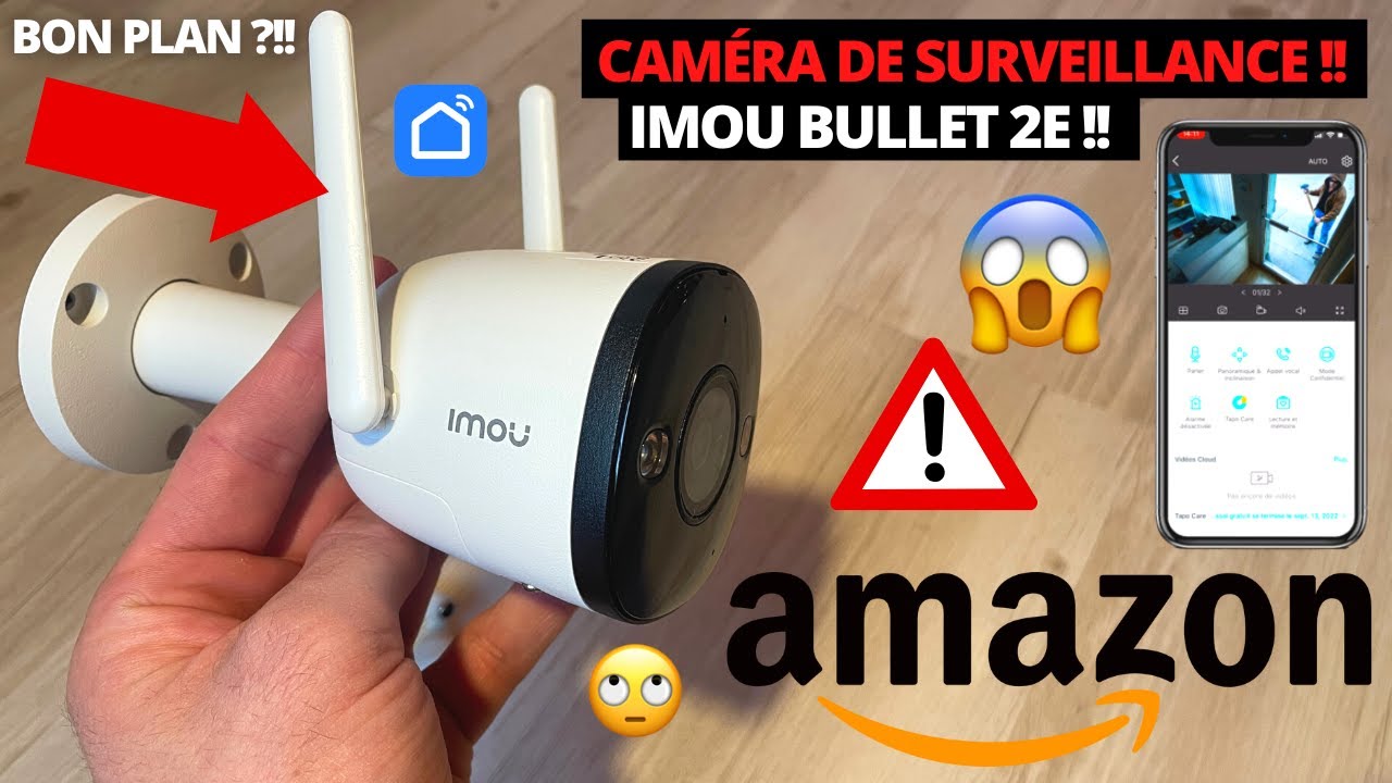 Test Imou Bullet 2E : une caméra de surveillance Wifi ou filaire à prix  tout doux - CNET France