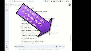 Using AI to solve Physics Problems with 7-steps.