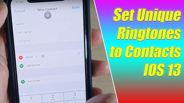 How to Set Unique Ringtones to Contacts on iPhone IOS 13