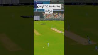 Caught &amp; Bowled by jadeja💀| #trending #cricket #realcricket22multiplayer #rc22release #realcricket22