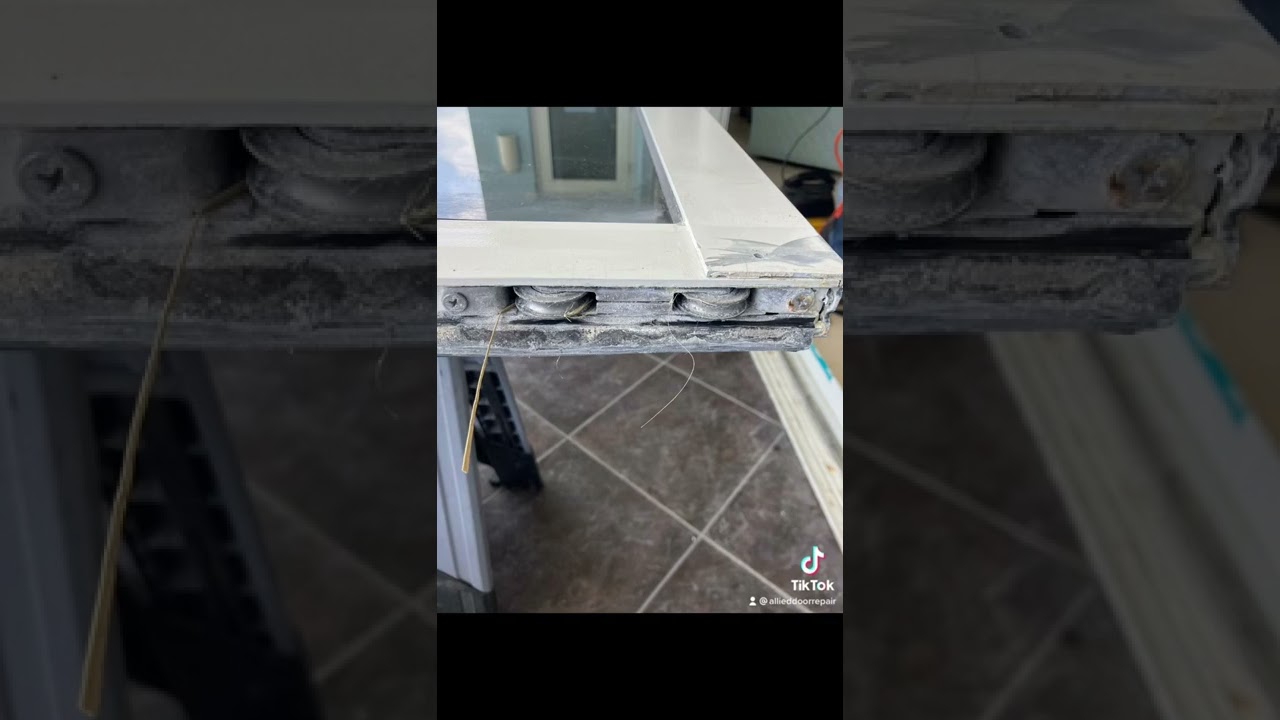 PGT hurricane impact sliding glass door repair in Deerfield Beach, Fl