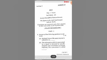 💥PYQ Core-13 | Botany honours| 6th semester |#viral #utkaluniversity