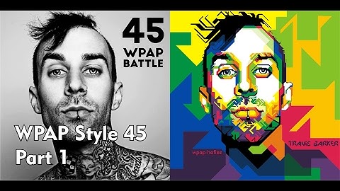 Tutorial WPAP Style 45 (Travis Barker) Part 1 with CorelDraw X7 by Hafiez Shesionk