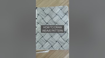 Weave Pattern Drawing Tutorial