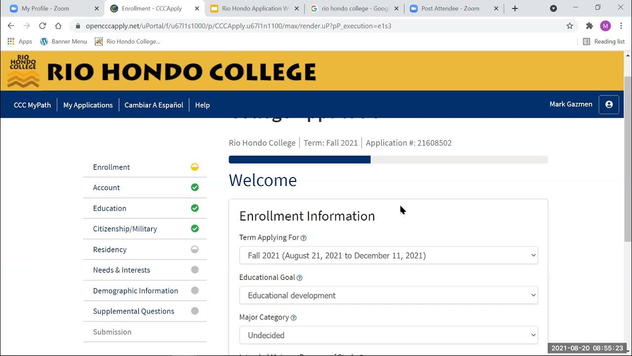 Rio Hondo Online Application (Dual Enrollment) YouTube