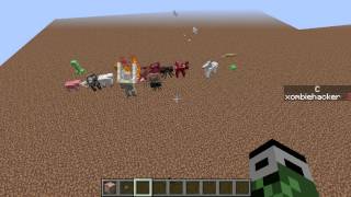 Spawn all Mobs with one Command Block-using Mob cruncher