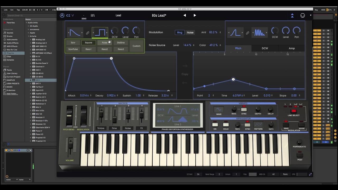 Arturia CZ V - Sneak Preview