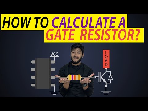 How to calculate a Gate resistor? IGBT gate resistor Calculation | MOSFET gate resistor Calculation