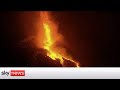 Watch live: La Palma volcano eruption