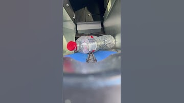 Big Re-Turn machine processing mixed bottles and cans #depositreturn #recycling #satisfying