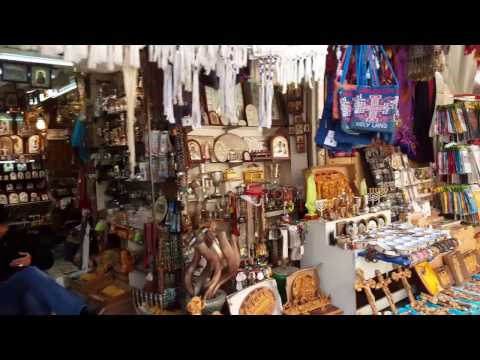 Dạo quanh khu chợ bán đồ lưu niệm ở Jerusalem ll Souvenir shops streets | Foci