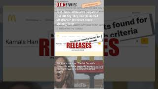 Fact Check: McDonald's Corporate Did NOT Say 'They Have No Record' Of Kamala Harris Working There