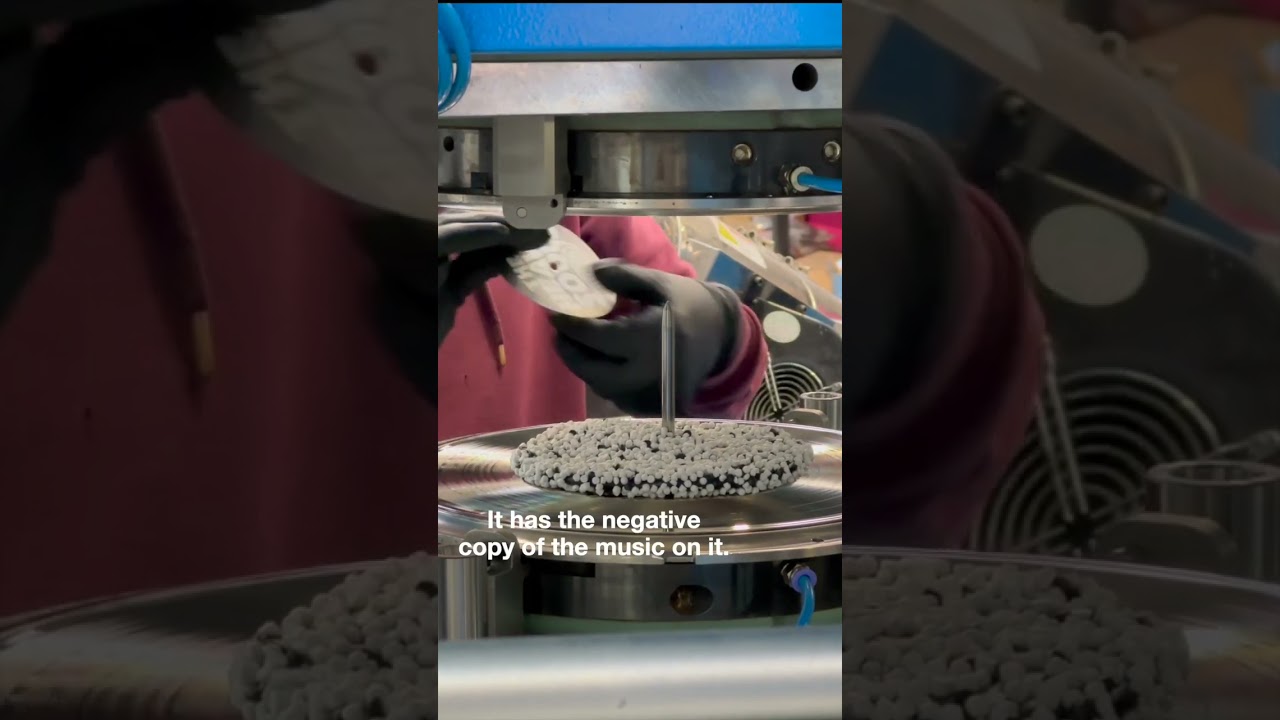 How does the music get onto a vinyl record? 🎶💿