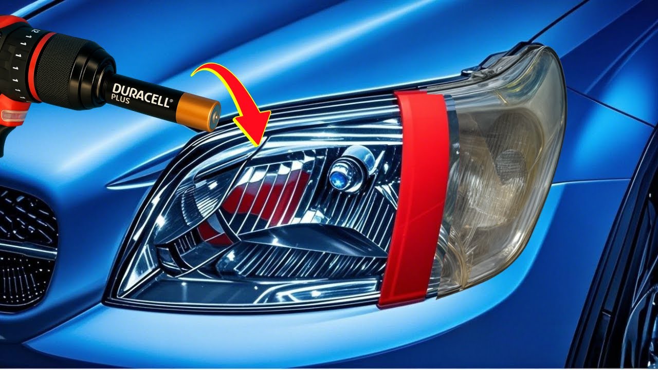 Восстановите старые фары как хрустальные за 3 минуты — секретный трюк, о котором не знают миллиарды