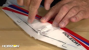 HorizonHobby.com How To - ParkZone UM Pole Cat Wing Replacement
