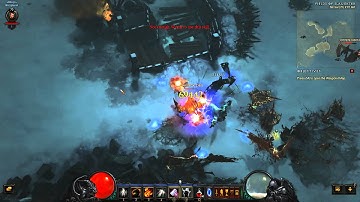 Diablo III: Reaper of Souls - Crusader class skill: Fist of Heavens (Fissure Rune)