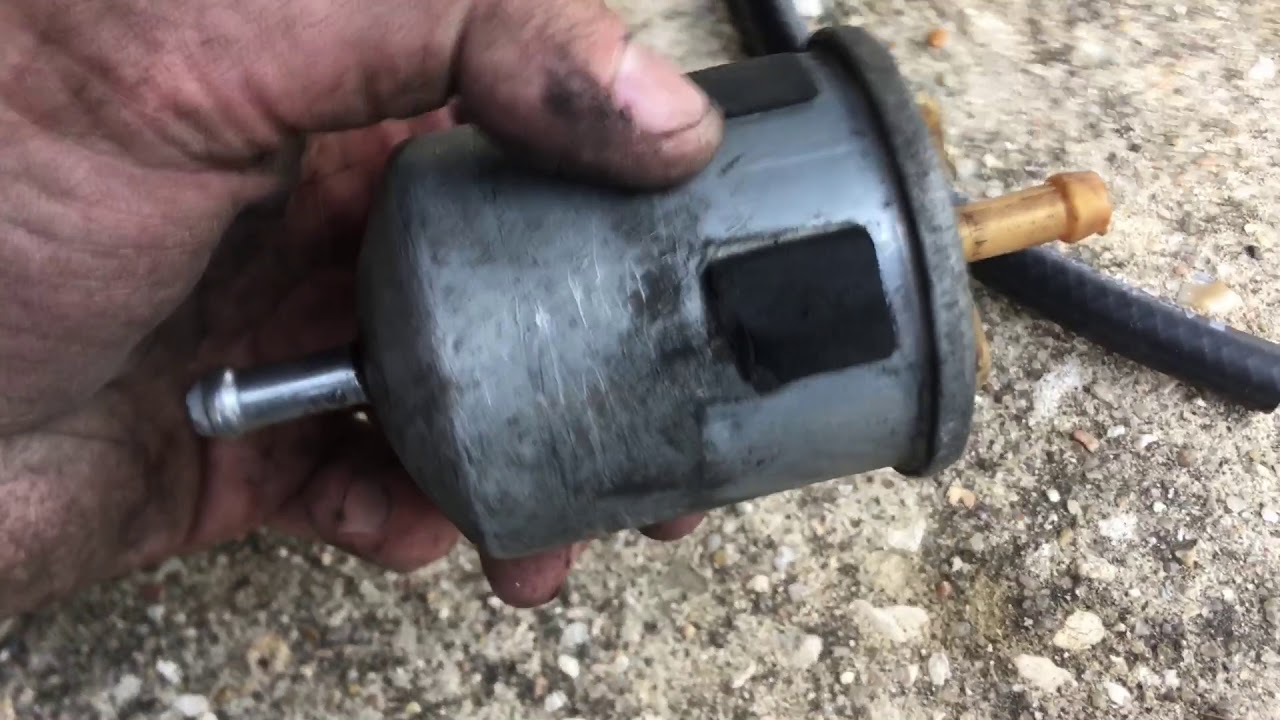 Fuel Filter Replacement (1999 QX4) - YouTube