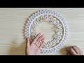 Pearl dream catcher| pearl wall hanging | easy wall decoration with pearls| diy pearl dream catcher