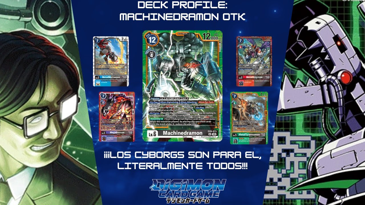 ¡Machinedramon OTK está FUERA DE CONTROL! 🤖🤖🤖 Deck Profile Digimon TCG