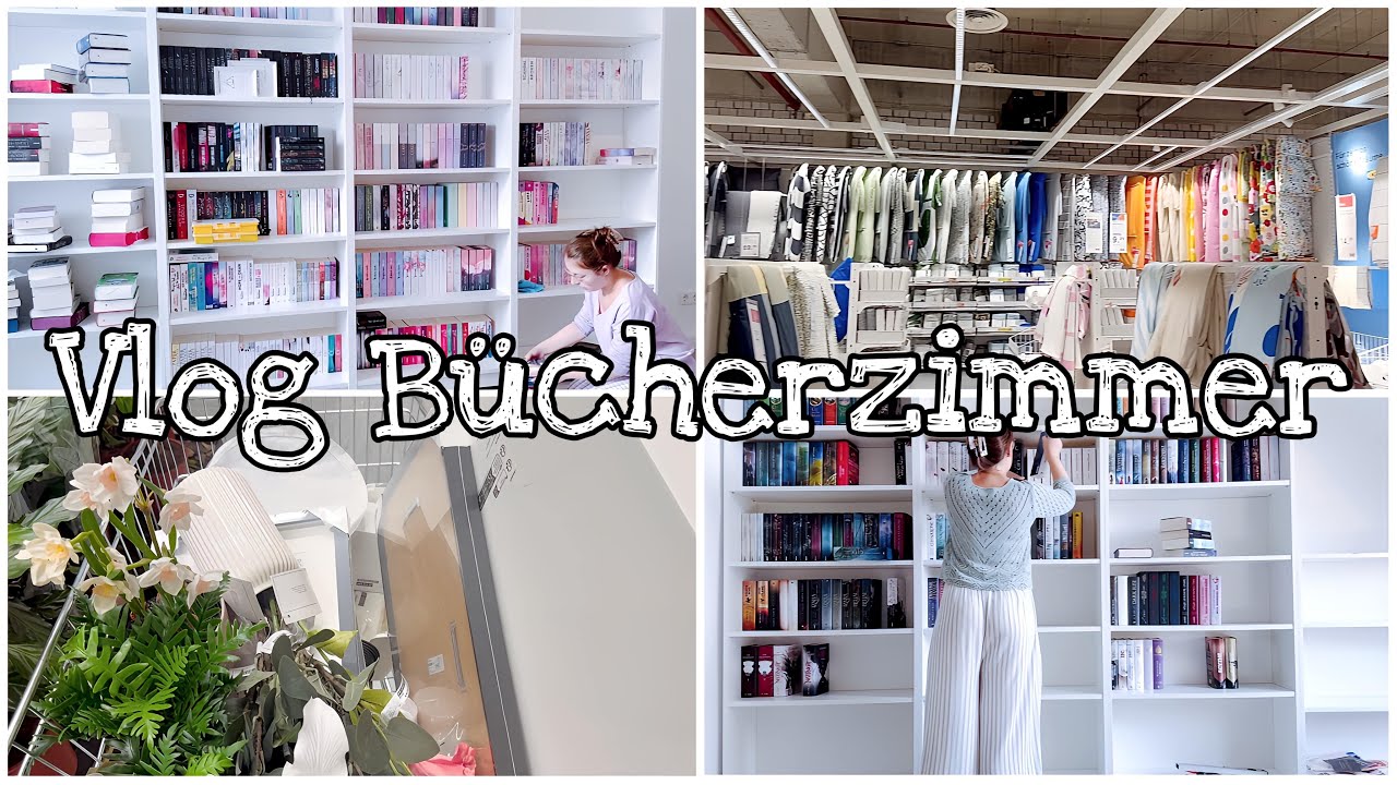 📚 VLOG ZU MEINEM BÜCHERZIMMER 📚 - Der Prozess zu meinem persönlichen Büchertraum mit Endergebnis 😍