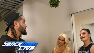 Mandy Rose tries to get Jimmy Uso under the mistletoe: SmackDown LIVE, Dec. 25, 2018