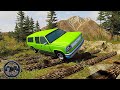 BeamNG Drive Cars VS Logs and Rocks Funny Moments