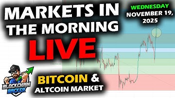 MARKETS in the MORNING, 11/19/2025, BTC $91,600, XRP $2.13, Gold $4,106, RTY 2,356
