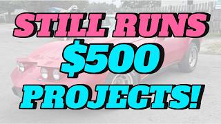$500 - $5k!? | 20 Classic Cars Projects!