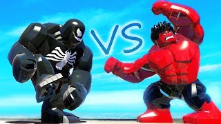 Venom VS Red Hulk~! in Lego Marvel Super Heroes