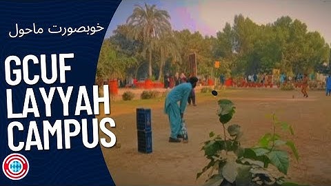 GCUF Layyah campus view ||Beautiful seen😘