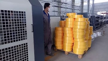 Yellow color 3mm 4 mm 5 mm 6 mm 8mm 10mm  PP raffia rope making machine máquina de torsión de cuerda