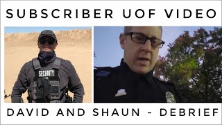Subscriber Sent us his UOF Video - Experts React @securityguardcommand9792