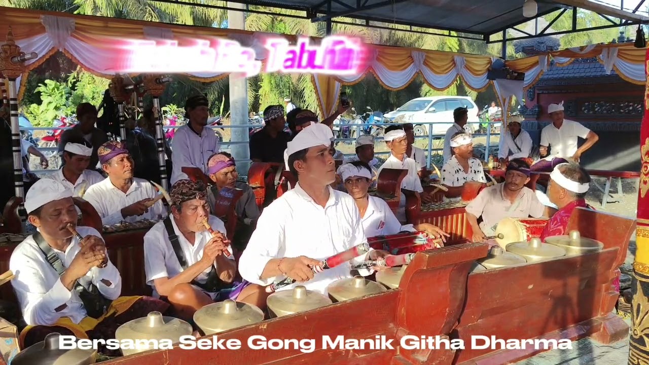 Megamel Tabuh Ro / Tabuh Dua versi Bangle, Puncak Piodalan Pura Dalem Llaubdu 4. #ArtBaliRantau
