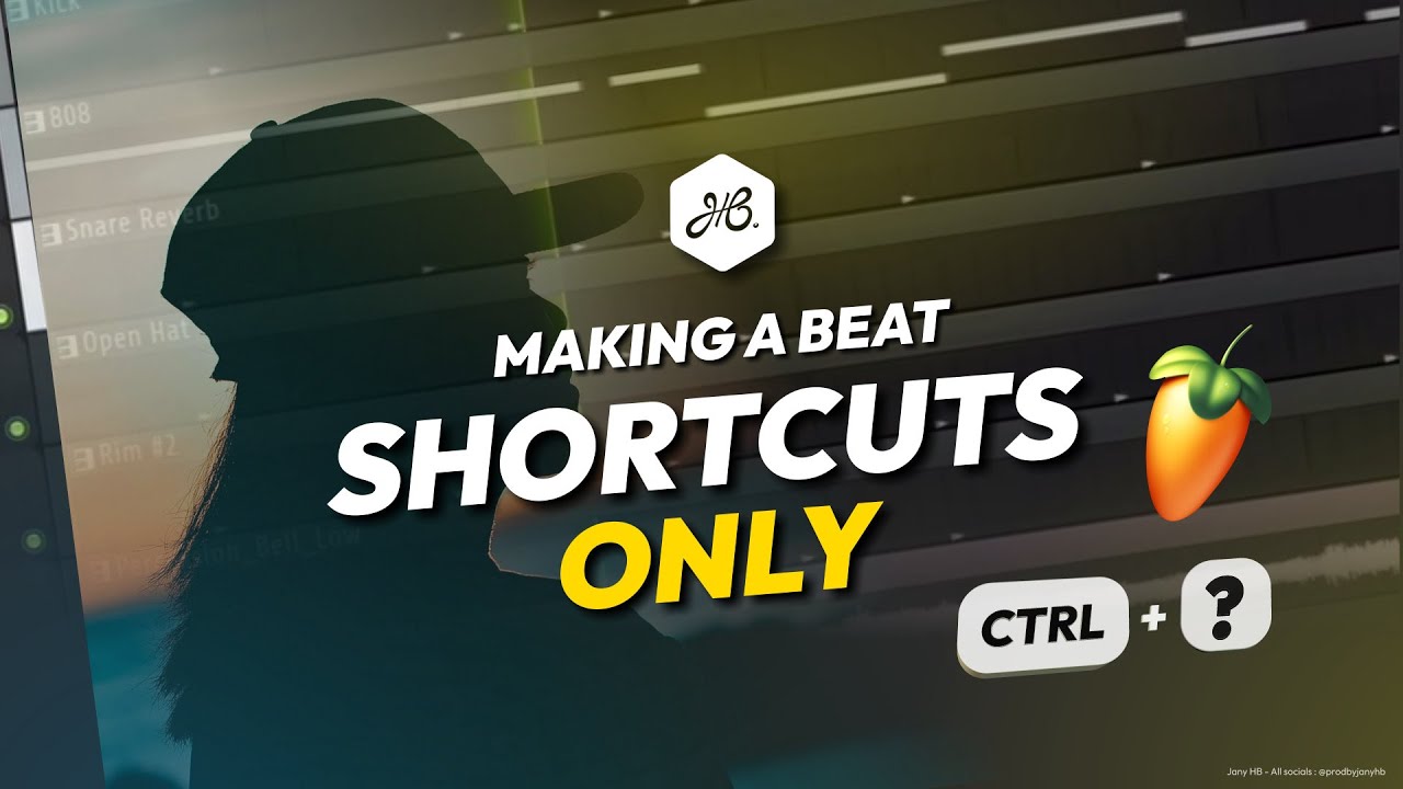 🤯Making a Beat Using ONLY Shortcuts | R&B Beat FL Studio Tutorial | Jany HB