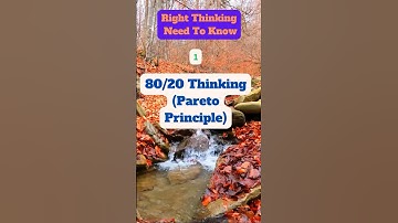 Powerful Thinking Strategies | 80/20 Thinking (Pareto Principle) | Mastermind Tactics | Ruby Pham