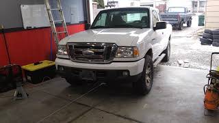 harbor Freight 2500 lb winch work out