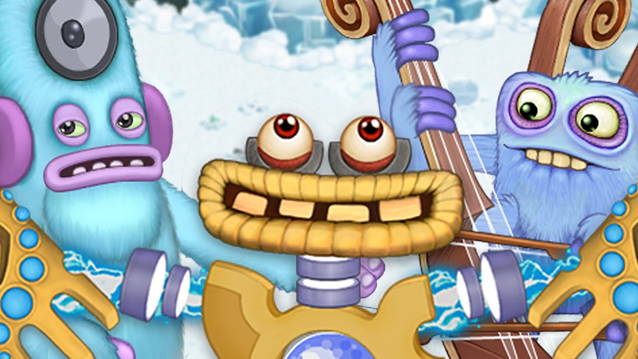 Wubbox, Rare Wubbox, Epic Wubbox - Earth Island Trio (My Singing Monsters)  