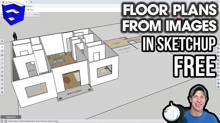 Creating Floor Plans FROM IMAGES in SketchUp Free! - DayDayNews
