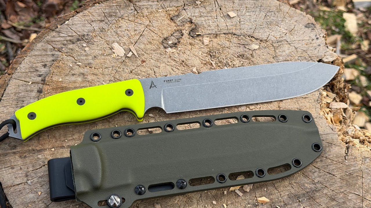 Architect Knives AK8 1095 test 🔥🔪🔥 #knifestuffwedo #knifetest #usaknife #knifecommunity 