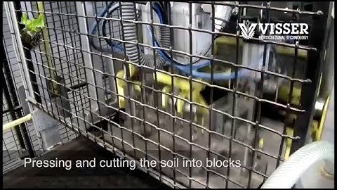 Visser Horti Systems - Soilblocking system VM2070 - Limousin