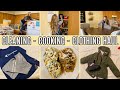 CLEANING | COOKING | CLOTHING HAUL | KITCHEN DEEP CLEAN | 1ST CLOTHING HAUL |SPINACH ARTICHOKE BREAD
