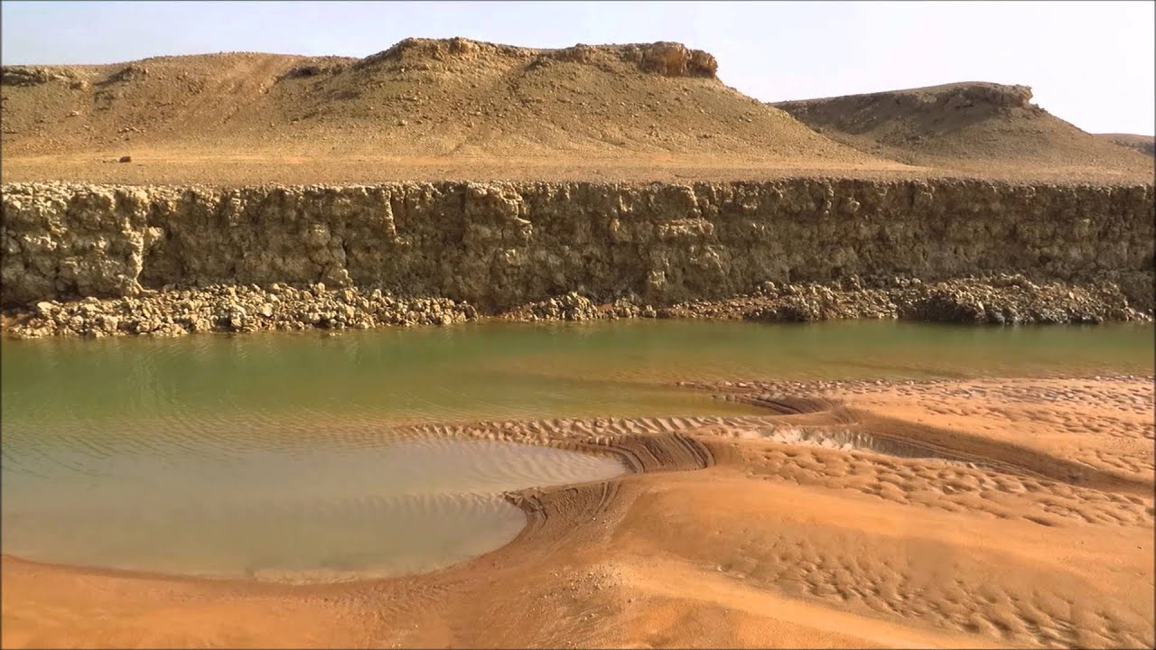 غدير الجلهميات في شعيب وثيلان شمال شرق الرياض 15-2-1437هـ