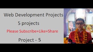Javascript dom project - 5 | Final DOM project |  !Important