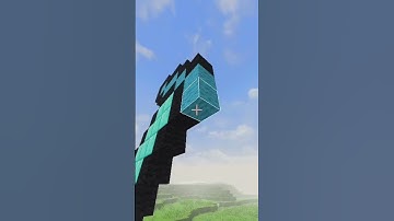 minecraft diamond sword statue 🗡️