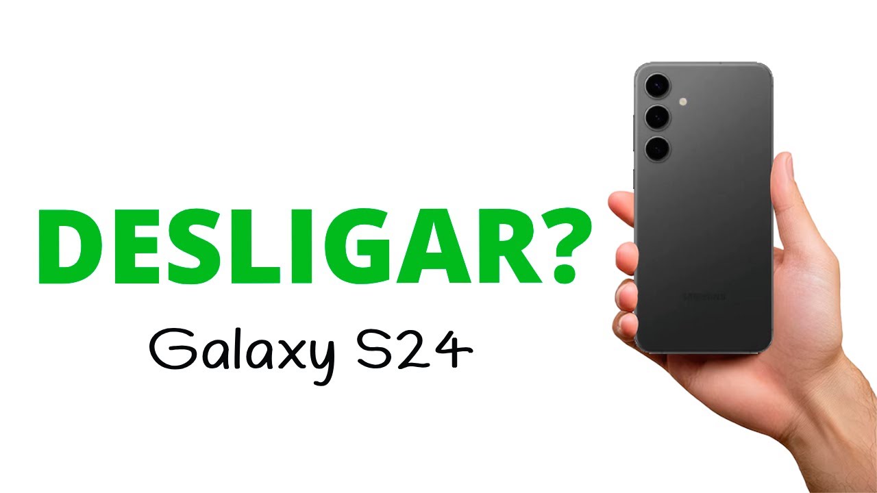 Como desligar o Galaxy S24, FÁCIL! - YouTube