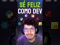 Sé feliz con lo que aprendes #javascript #programming #tips #motivation