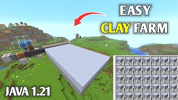 EASIEST Clay Farm in Minecraft 1.21 Java – Unlimited Clay Blocks!