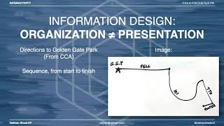 Tools for the Future: Information Design