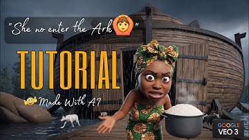 How To Make Funny viral African (pidgin) Bible Skit Using AI | Google VEO3 Tutorial